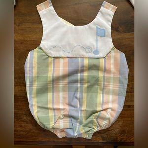 PRECIOUS TBBC Beaufort Bonnet golf bubble Sandler sunsuit sleeveless 12-18 mos